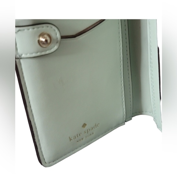 NWOT Kate Spade Staci Large Slim Bifold Wallet Soft Saffiano Leather 3 colors - Picture 7 of 8